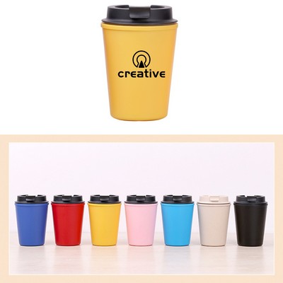 12Oz Portable Bamboo Fibre Coffee Cup