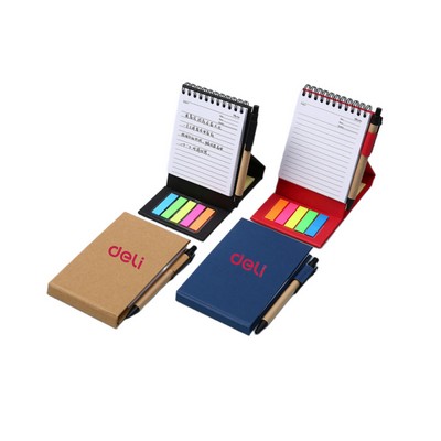 Small Pocket Notebooks with Pen In Holder