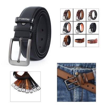 Men's Leather Casual Work Dress Belt