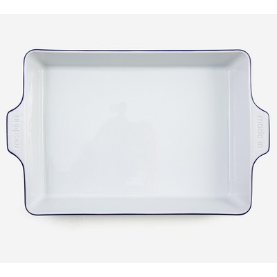 Made In 9 X 13 Rectangular Baking Dish, Porcelain - Blue