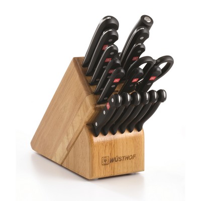 Wusthof Gourmet 18Pc Knife Block Set