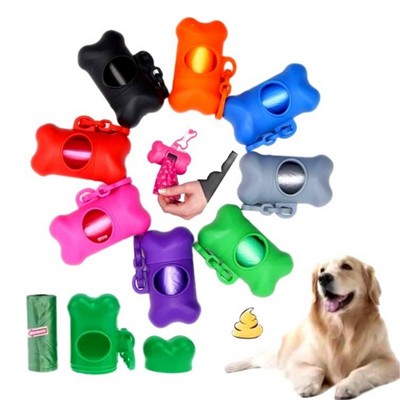 Dog Poop Dispensers w/ Disposal Bag