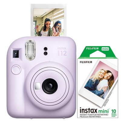 Fujifilm Instax Mini 12 Lilac Purple w/10 Exposures Film