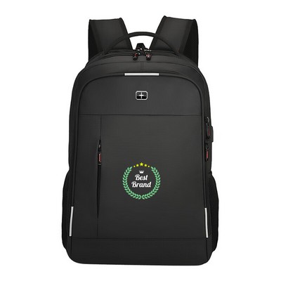 17 Inch Water Resistant Backpacks With Usb Charging Port