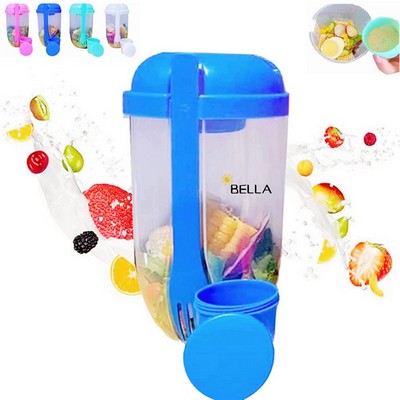 1000Ml Salad Shaker / Bowl Container Set