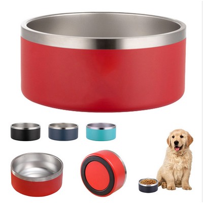 64 Oz Stainless Steel Dog Bowl