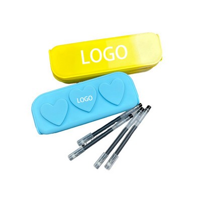 Silicone Zip Pencil Case