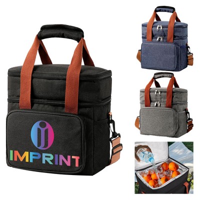 Large Reusable Insulated Lunch Cooler Bag