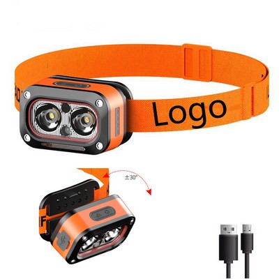 Strong Dual Light Source Led Headlamp