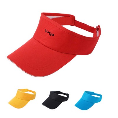 Cotton Colorful Twill Sun Visor