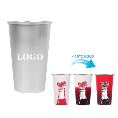 16Oz Cold Change Beer Aluminum Cups