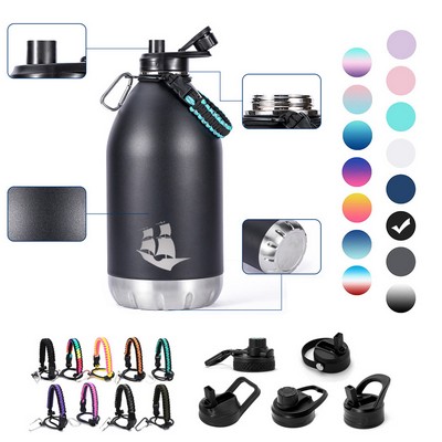 64oz Water Jug Stainless Steel Insulated Water Bottle