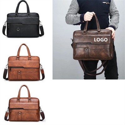 Genuine Leather Business Briefcase