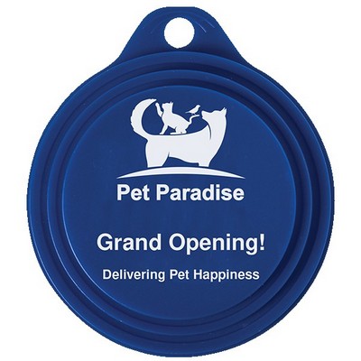 Pet Canned Food Lid Blue