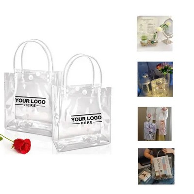 Transparent Clear PVC Gift Tote Bags