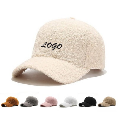 Lamb Wool Baseball Cap