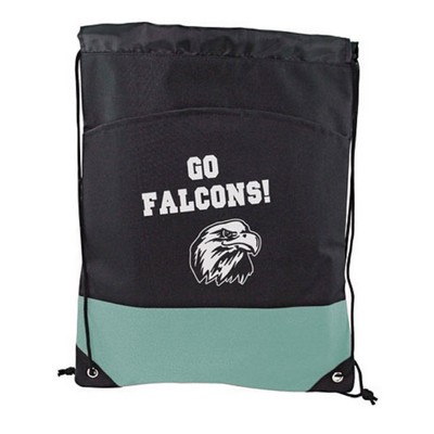 Two Tone Sports Bag with Drawstring