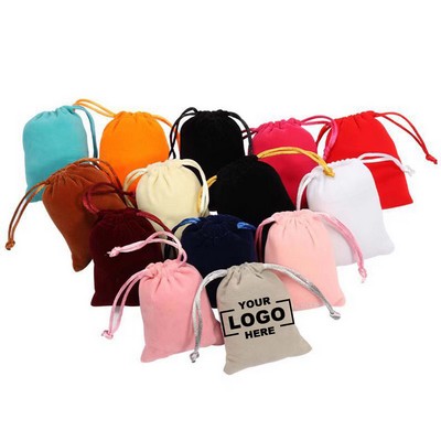 Velvet Jewelry Organizer Pouch