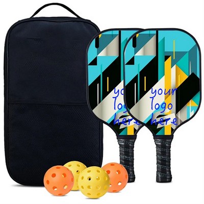 Fiberglass Pickleball Set with Storage Bag