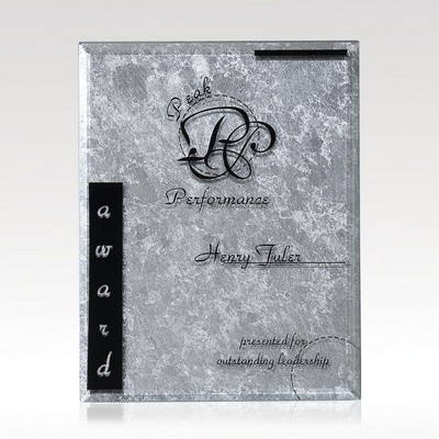 Silver Risk Taker - Silver Leaf Plaque