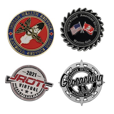 Die Cast Challenge Coin (1-1/2")