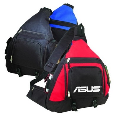 Deluxe Poly Body Backpack w/ Cell Phone & Mesh Pockets