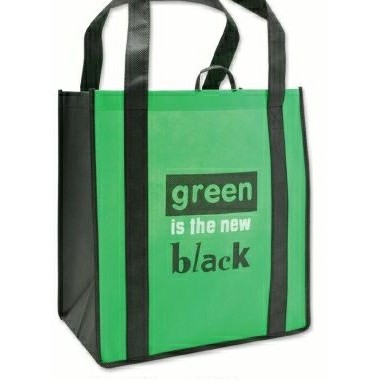 Imported Custom Non Woven Polypropylene Gloss Laminated Tote Bag (13"x5"x13