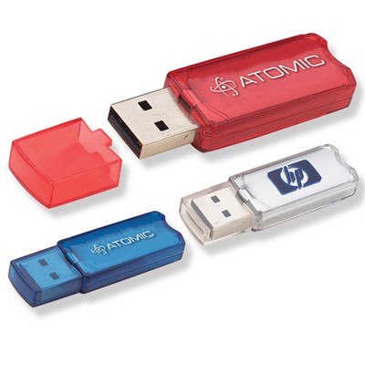 Micro USB Flash Drive w/Key Chain (512 MB)