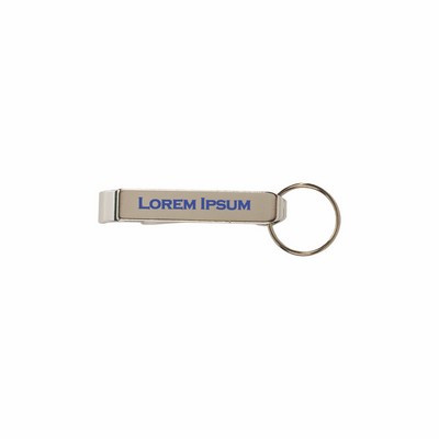 Keyring Aluminum Bottle Opener w/Anodized Finish