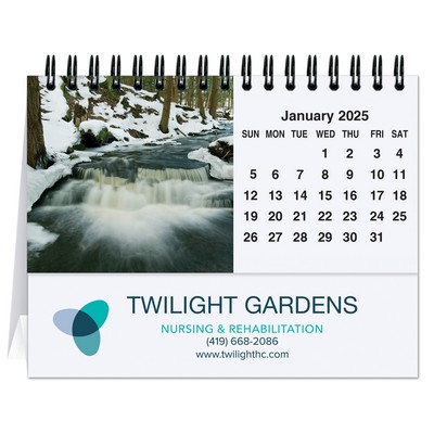 Waterways Water Tent Desk Calendar (5 13/16"x4½")