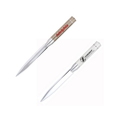 Bradley Letter Opener w/Gleaming Chrome Accents