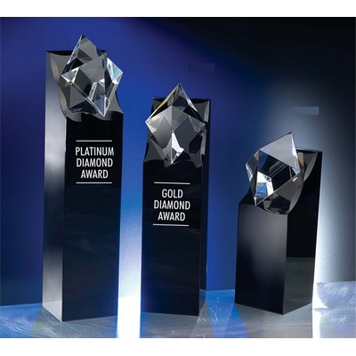 Diamond in the Rough Optic Crystal Award (2-3/8"x11")