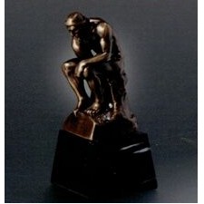 Custom Cultured Bronze The Thinker Sculpture