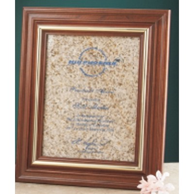 Custom Genuine Beige Granite Executive Plaque (8"x10")