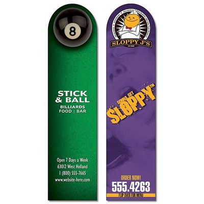 Bookmark - 1.75x7 UV-Coated (1S) with Round Tip - 10 pt.