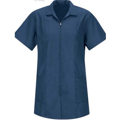 Red Kap™ Men's Zip-Front Smock - Navy Blue