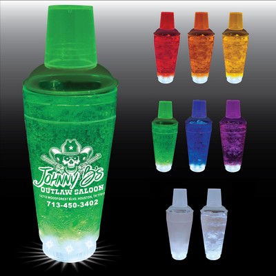 20 Oz. Plastic 5 LED Light-Up Cocktail Shaker