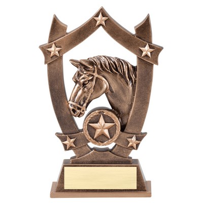 Horse Stars Resin Award - 6 1/4"