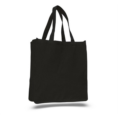 Canvas Jumbo Shopper Gusset Bag