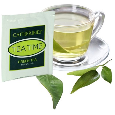 1.5 Oz. Individual Green Tea Bag (Direct Print)