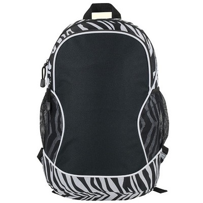 Zebra Polyester Backpack