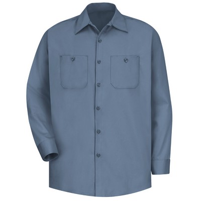 Red Kap™ Men's Long Sleeve Wrinkle-Resistant Cotton Work Shirt