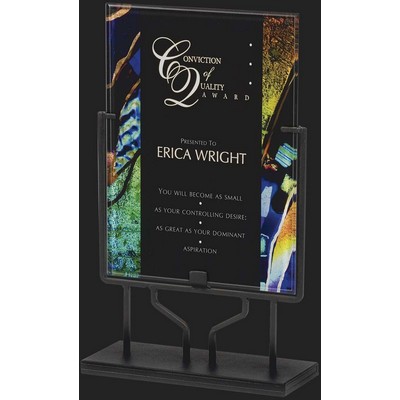 Sea Side Colored Rectangular Acrylic Award - 16'' h