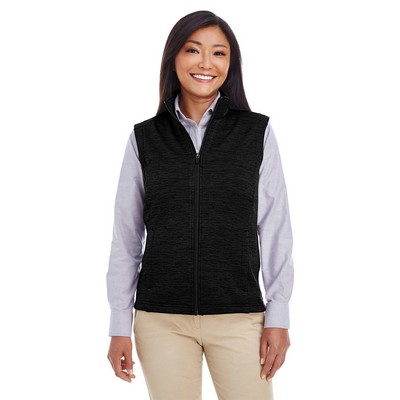 Devon and Jones Ladies' Newbury Mélange Fleece Vest