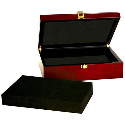 Rosewood Piano Finish Gift Box, 7-3/4" x 6-1/4" x 2-3/8"