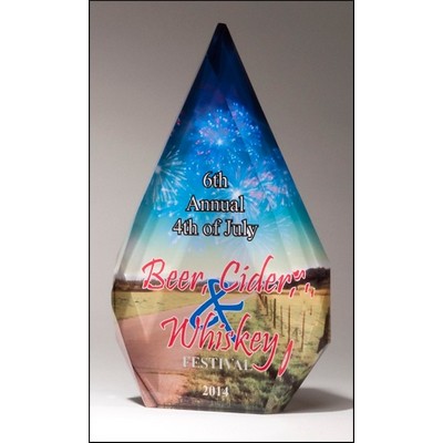 Sublimatable Diamond Acrylic Award (6.25"x9.875")