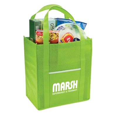 Riptide Non-Woven Grocery Tote Bag