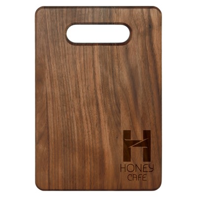 9" x 6" Walnut Rectangle Shape Cutting Board