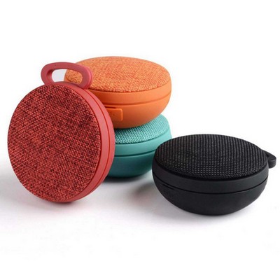 Q10 Round Wireless Fabric Speaker