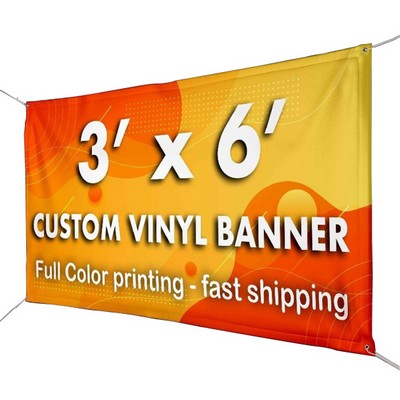 10Oz 3'x6' vinyl banner